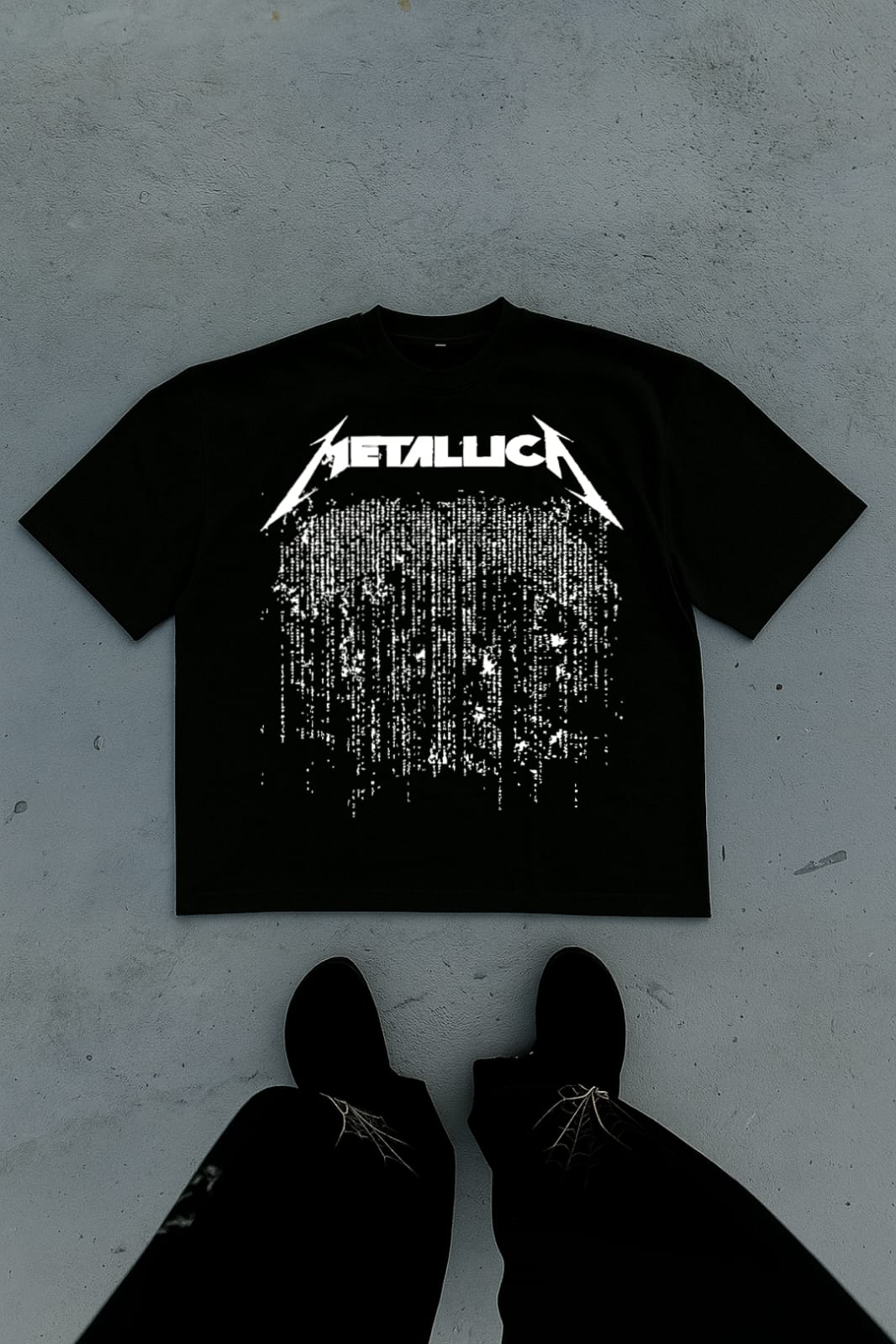 METALLIC Oversized Tee