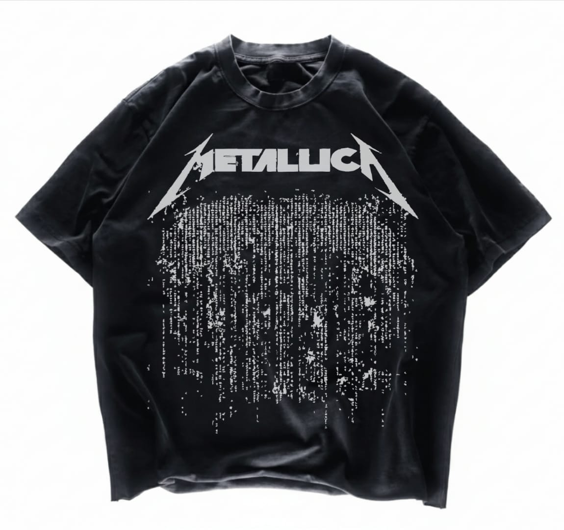 METALLIC Oversized Tee