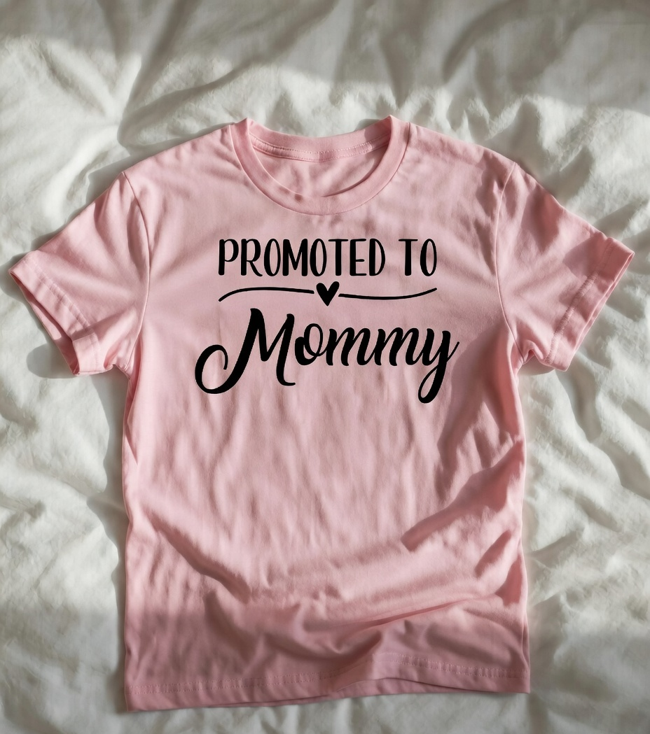 Promoted To Mommy Tee